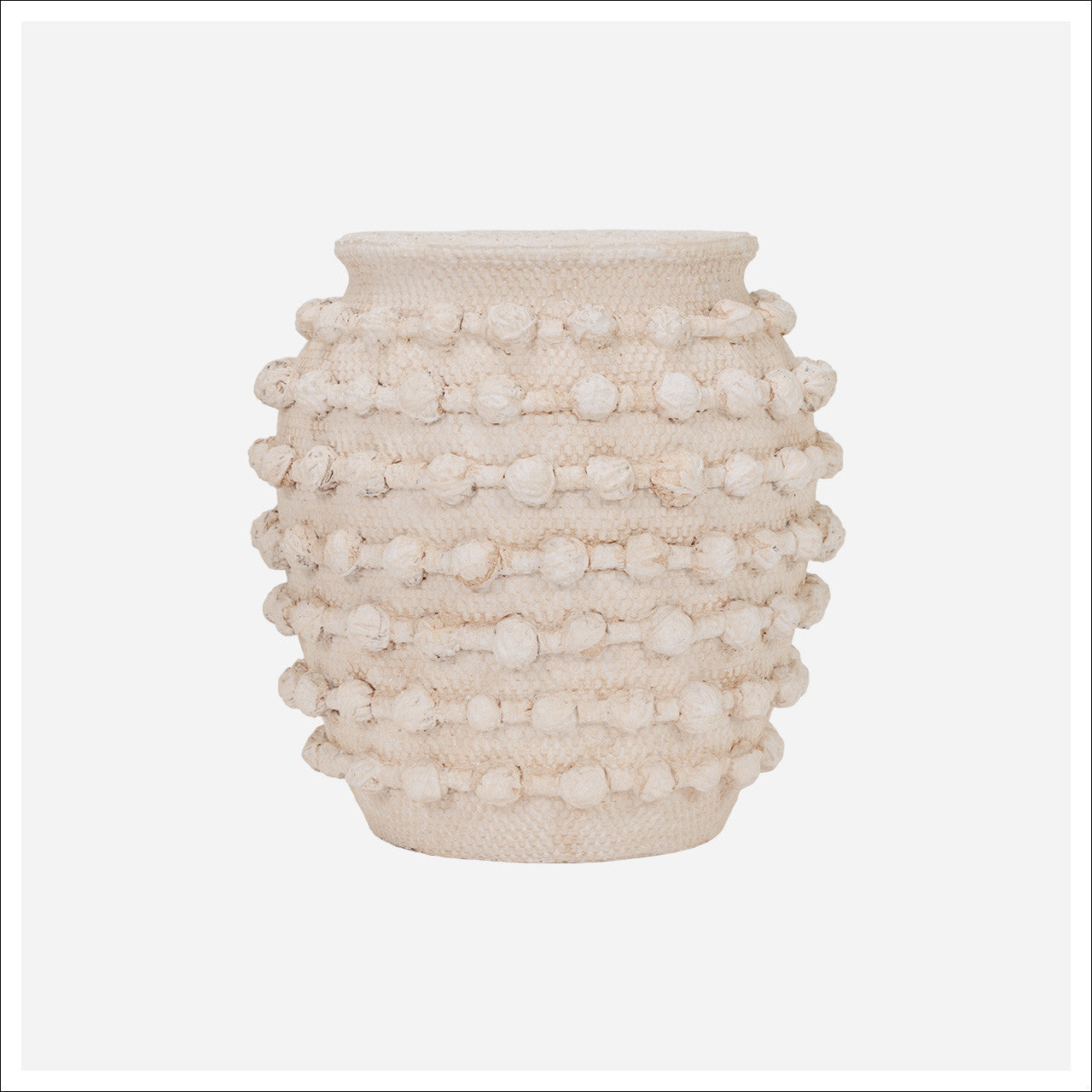 Nubby Short Vase