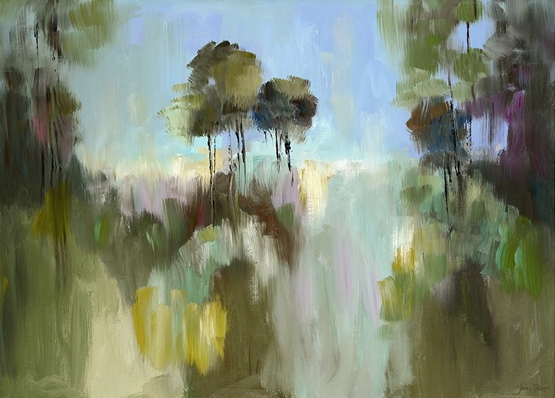 Misty Abstract Art