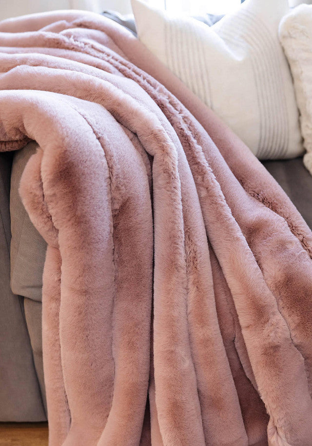 Faux Fur Throw